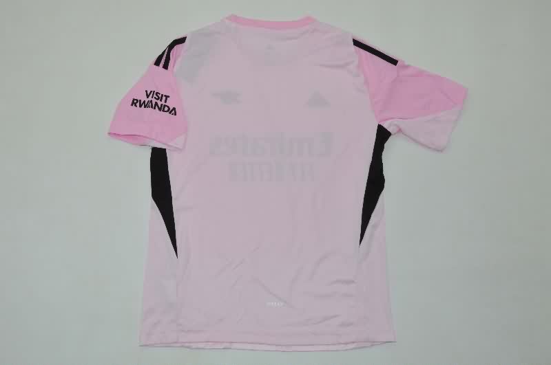 Kids Arsenal 25/26 Goalkeeper Pink Soccer Jersey And Shorts