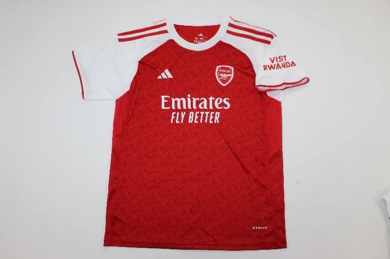 Kids Arsenal 25/26 Home Soccer Jersey And Shorts