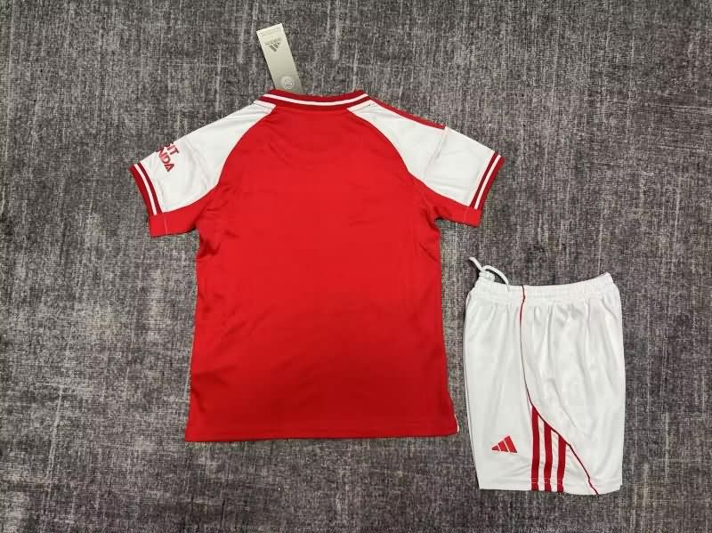 Kids Arsenal Soccer Jersey Home Replica 25/26