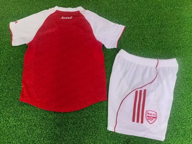 Kids Arsenal 25/26 Home Soccer Jersey And Shorts (Player)