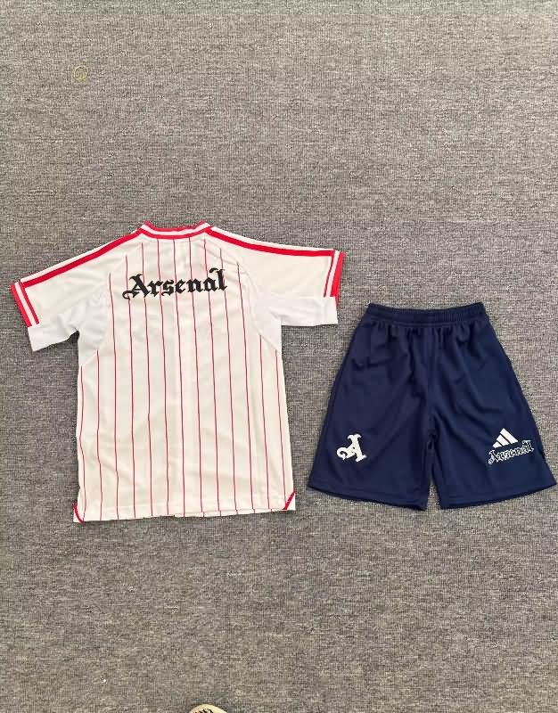 Kids Arsenal 25/26 Travel Soccer Jersey And Shorts