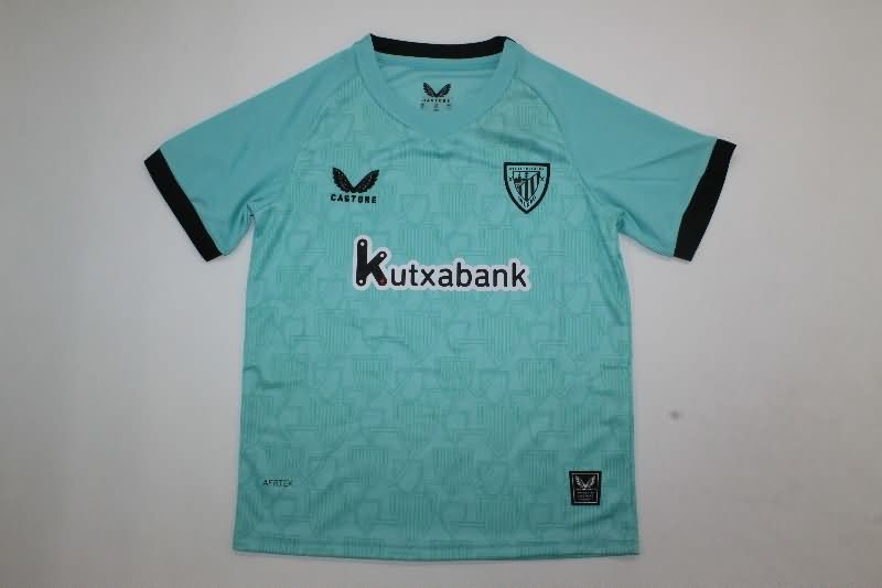 Kids Athletic Bilbao 25/26 Third Soccer Jersey And Shorts