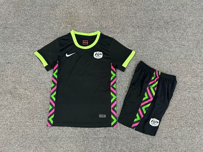 Kids Australia Soccer Jersey Away Replica 2025