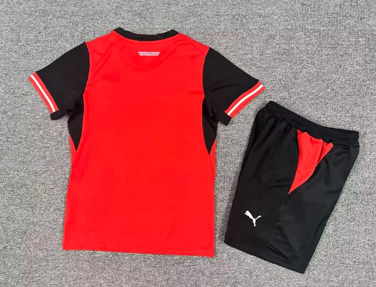 Kids Austria 2026 Home Soccer Jersey And Shorts