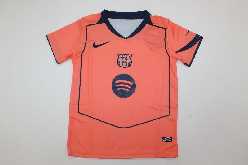 Kids Barcelona 25/26 Third Soccer Jersey And Shorts
