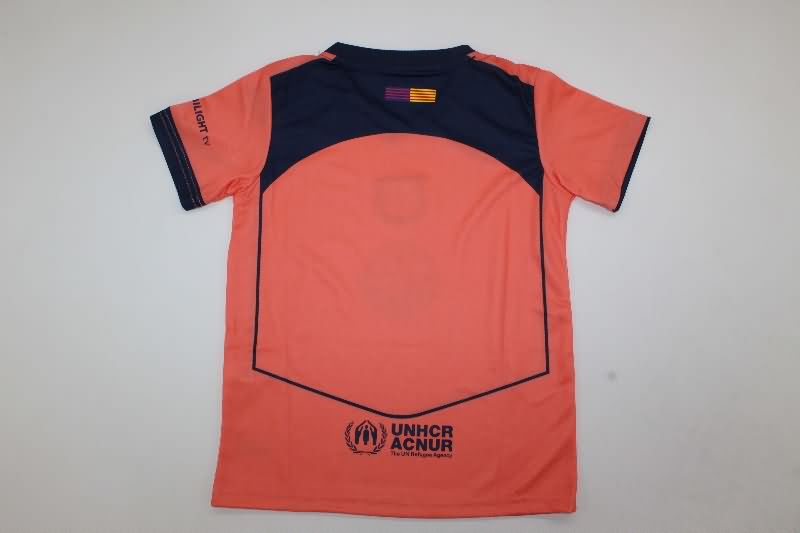 Kids Barcelona 25/26 Third Soccer Jersey And Shorts