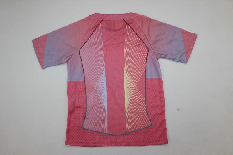 Kids Barcelona 25/26 Training Soccer Jersey And Shorts 02