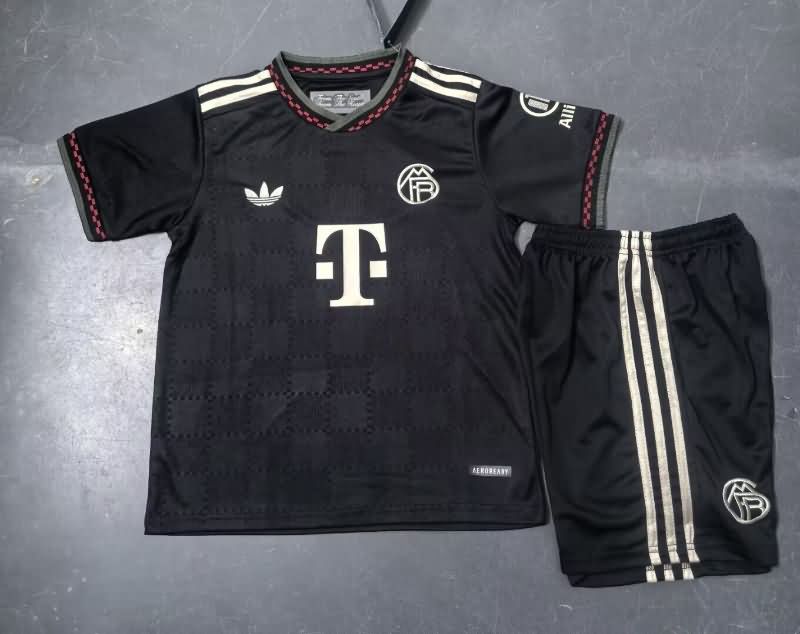 Kids Bayern Munich 25/26 Third Soccer Jersey And Shorts