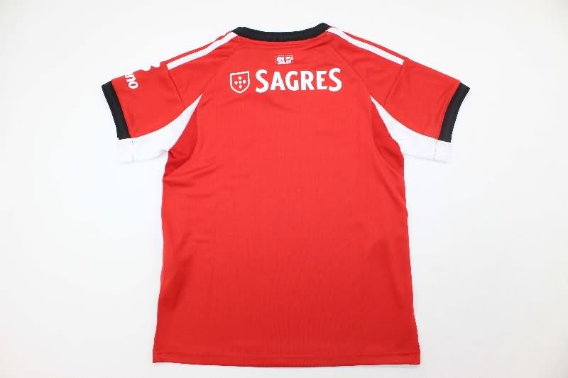 Kids Benfica 25/26 Home Soccer Jersey And Shorts