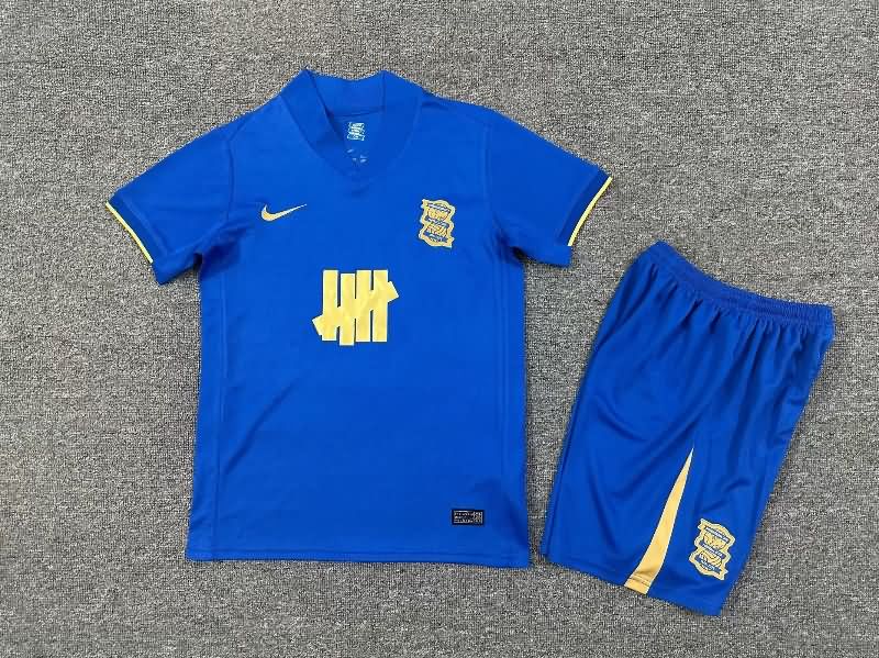 Kids BirminghamCity 25/26 Home Soccer Jersey And Shorts