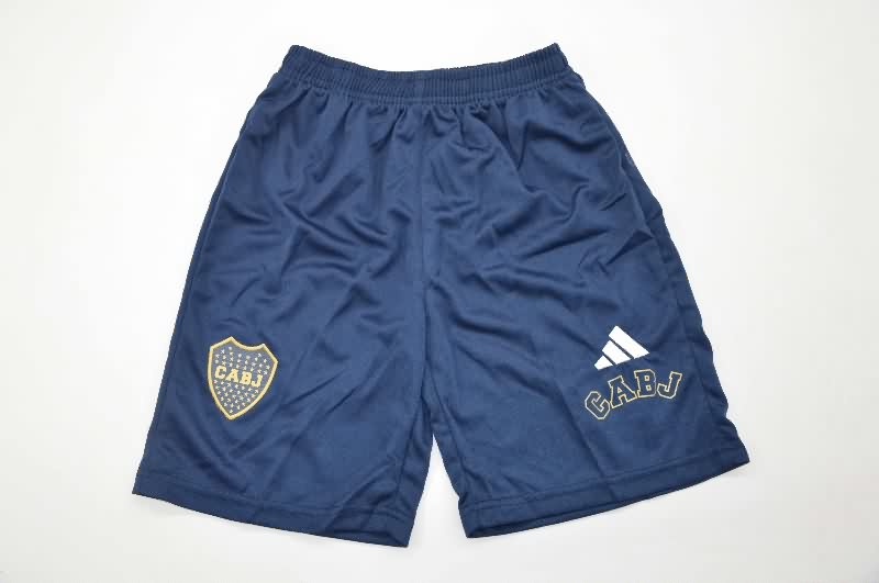 Kids Boca Juniors 25/26 Travel White Soccer Jersey And Shorts