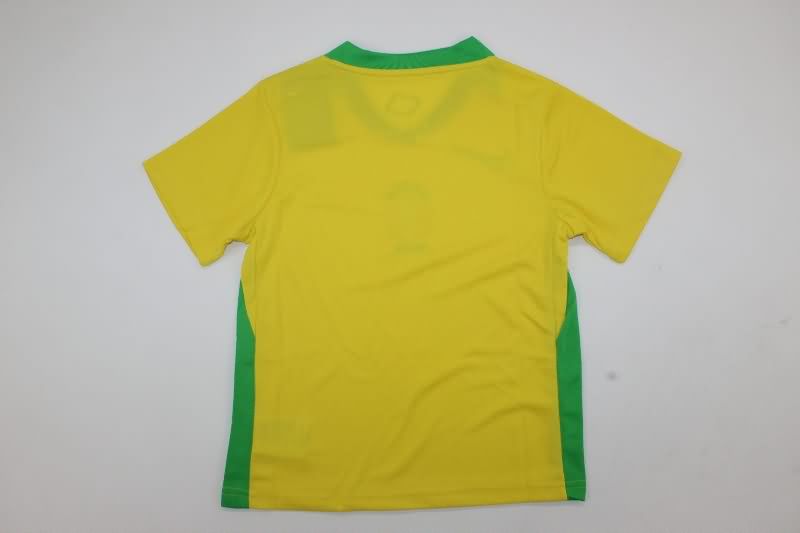 Kids Brazil Soccer Jersey Home Replica 2025