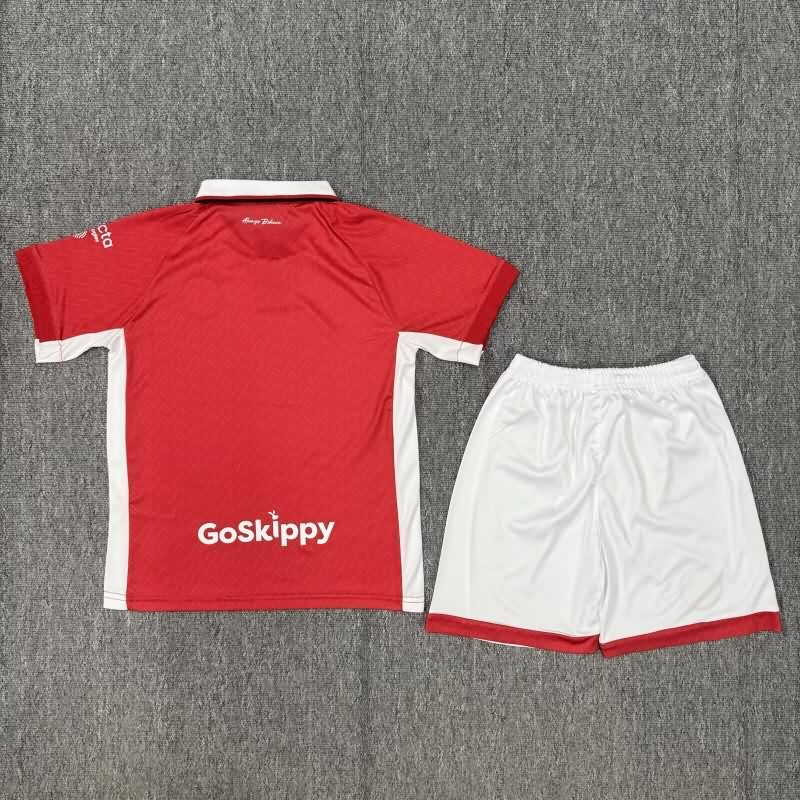 Kids Bristol City 25/26 Home Soccer Jersey And Shorts