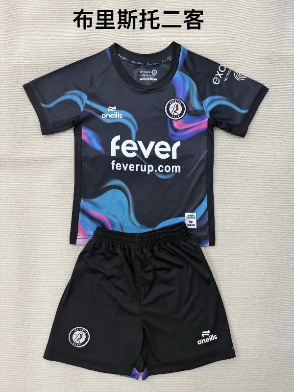 Kids Bristol City 25/26 Third Soccer Jersey And Shorts