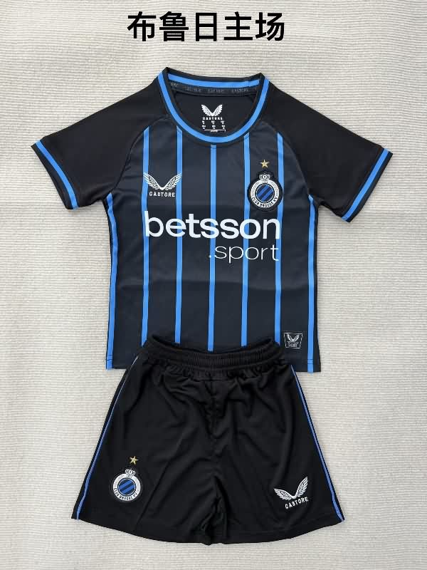 Kids Brugge 25/26 Home Soccer Jersey And Shorts Kids Brugge 25/26 Home Soccer Jersey And Shorts