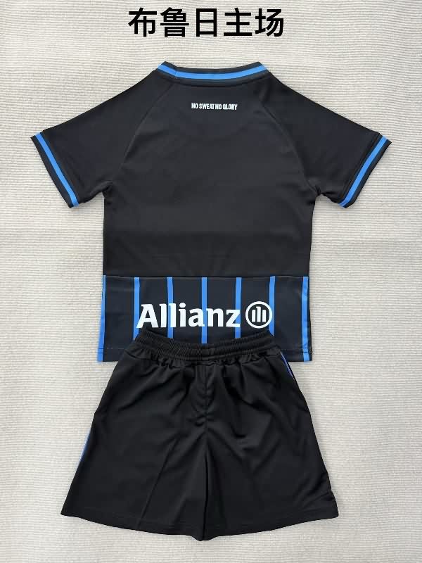 Kids Brugge 25/26 Home Soccer Jersey And Shorts