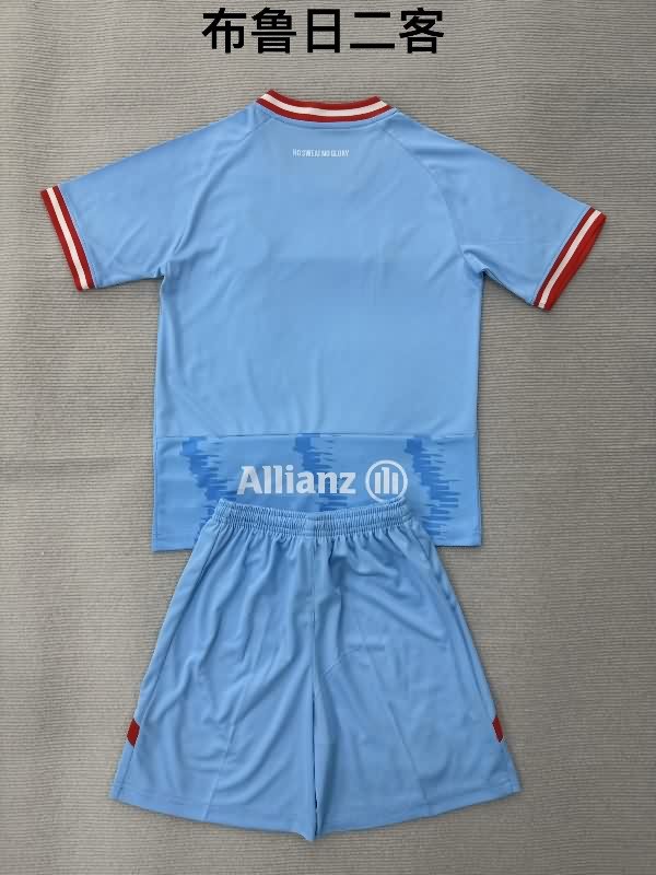 Kids Brugge 25/26 Third Soccer Jersey And Shorts
