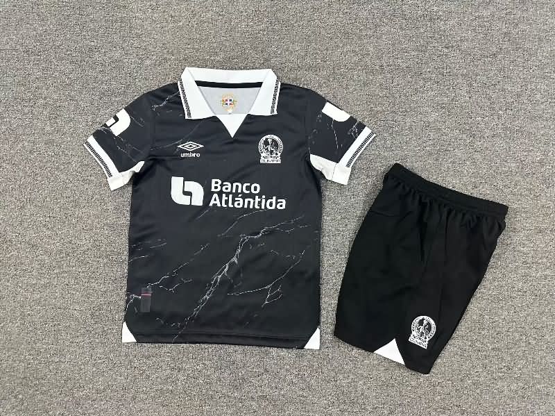 Kids CD Olimpia 25/26 Third Soccer Jersey And Shorts