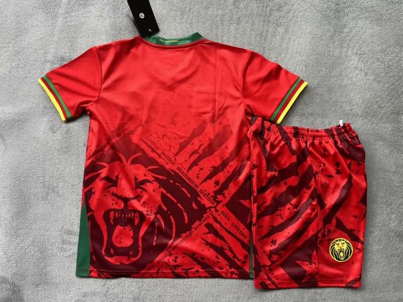Kids Cameroon 2025 Third Soccer Jersey And Shorts