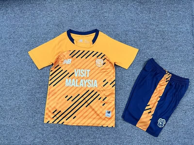Kids Cardiff City 25/26 Third Soccer Jersey And Shorts