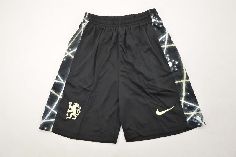 Kids Chelsea 25/26 Training Soccer Jersey And Shorts 02