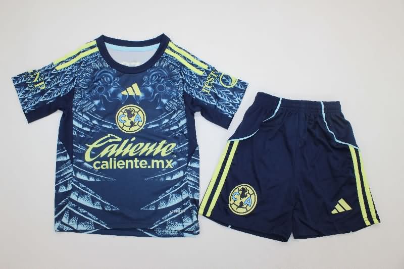 Kids Club America 25/26 Away Soccer Jersey And Shorts