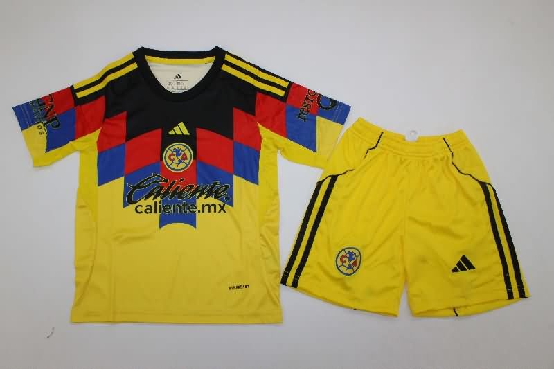 Kids Club America 25/26 Home Soccer Jersey And Shorts