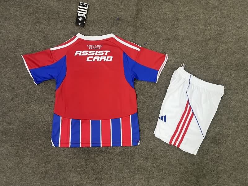 Kids Colo Colo 2025 Third Soccer Jersey And Shorts