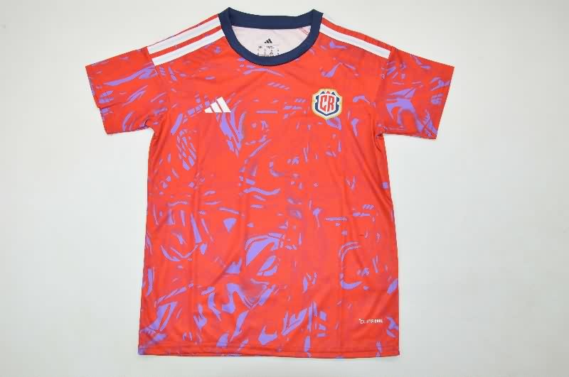 Kids Costa Rica 2026 Home Soccer Jersey And Shorts