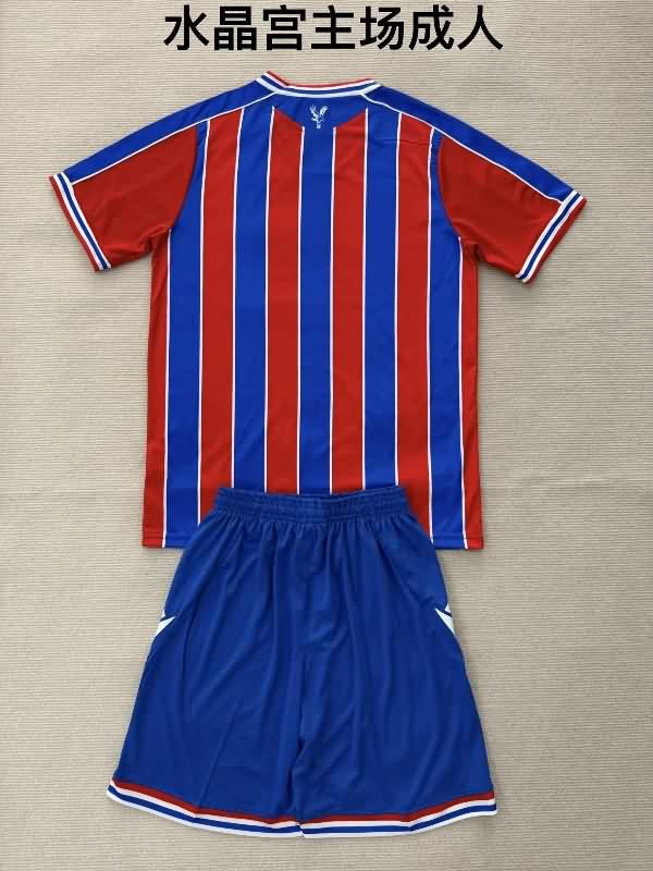 Kids Crystal Palace 25/26 Home Soccer Jersey And Shorts