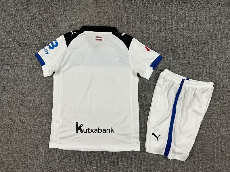 Kids Deportivo Alaves 25/26 Away Soccer Jersey And Shorts