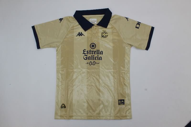 Kids Deportivo La Coruna 25th Anniversary Soccer Jersey And Shorts