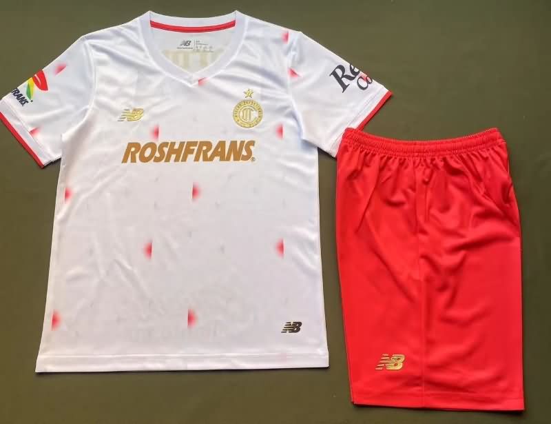 Kids Deportivo Toluca 25/26 Away Soccer Jersey And Shorts