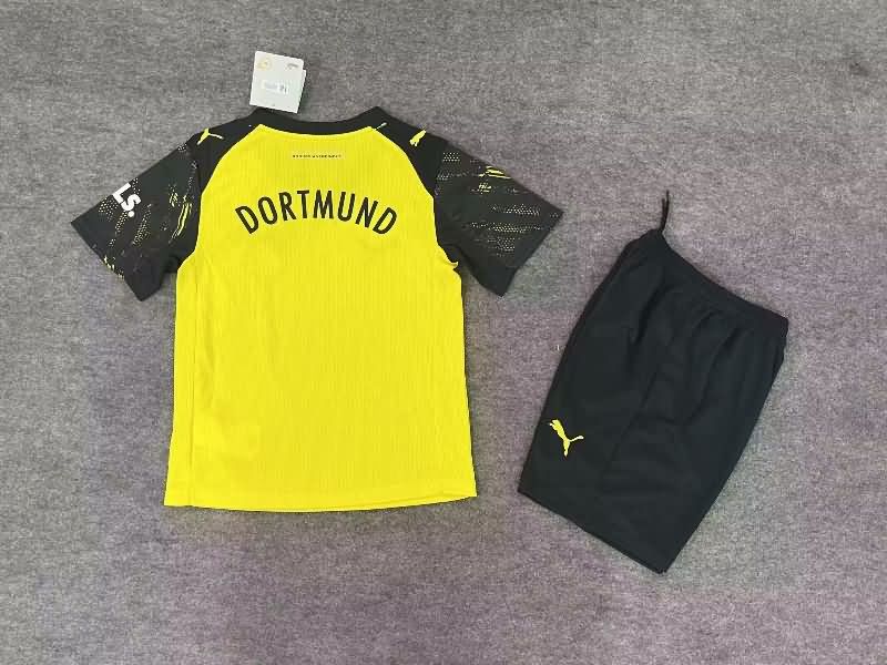 Kids Dortmund 25/26 Home Soccer Jersey And Shorts