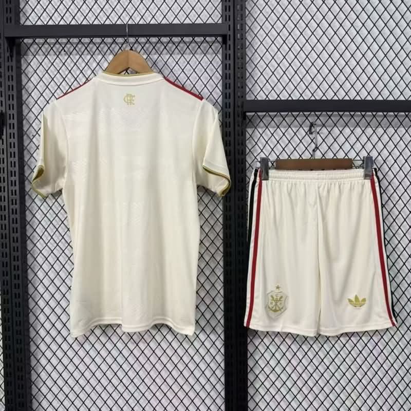 Kids Flamengo 2025 Third Soccer Jersey And Shorts