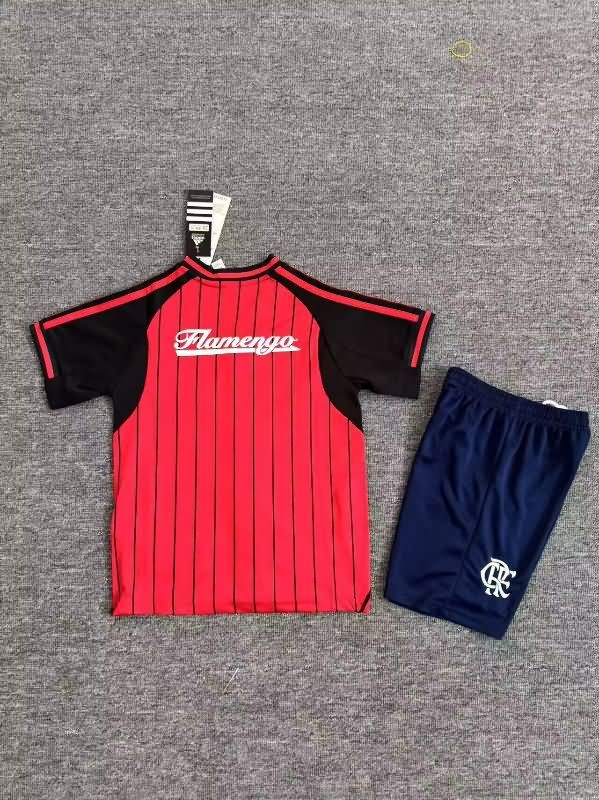 Kids Flamengo 2025 Travel Soccer Jersey And Shorts