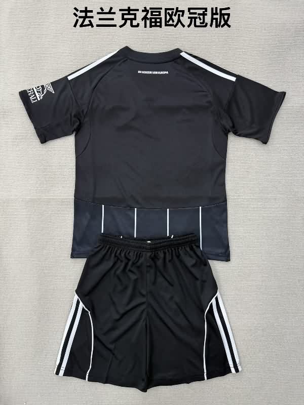 Kids Frankfurt 25/26 UCL Soccer Jersey And Shorts