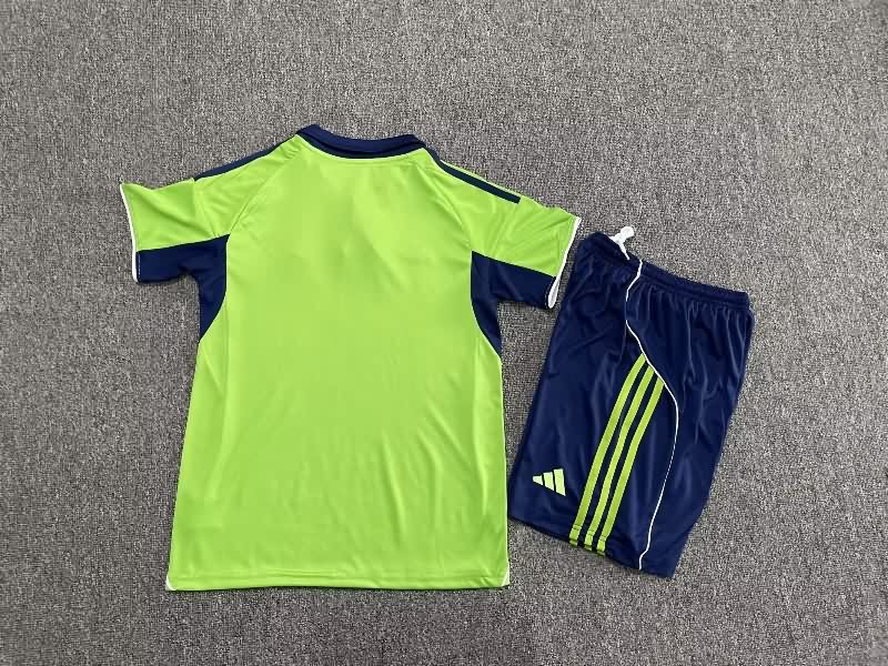 Kids Fulham 25/26 Away Soccer Jersey And Shorts