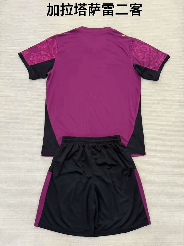 Kids Galatasaray 25/26 Third Soccer Jersey And Shorts