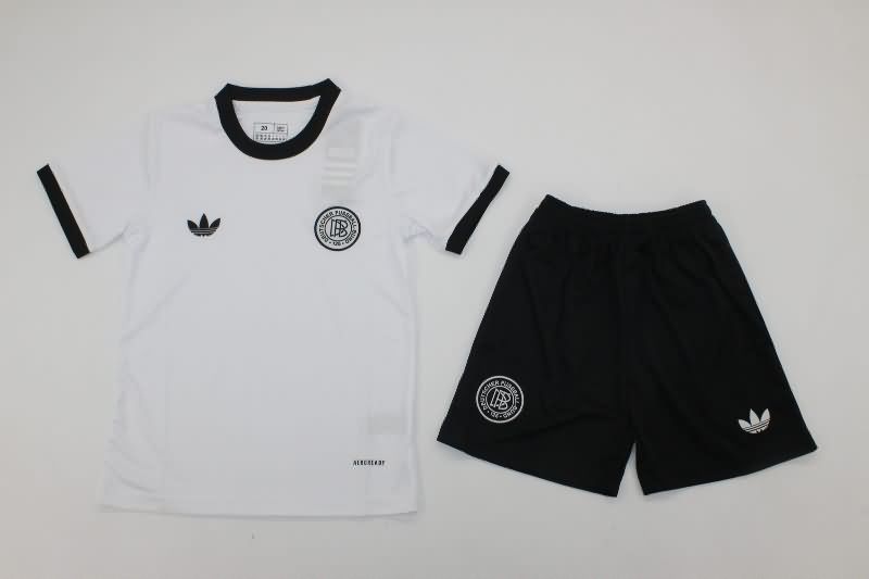 Kids Germany 125th Anniversary White Soccer Jersey And Shorts