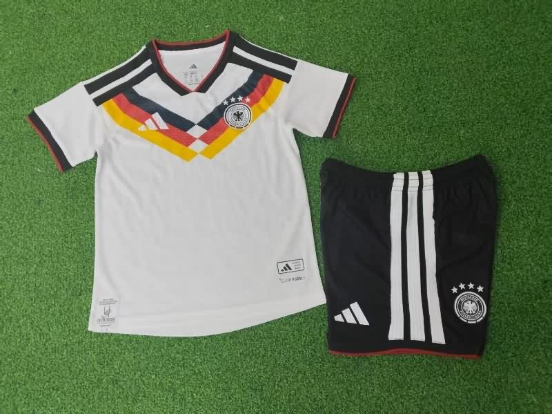 Kids Germany 25/26 Home Soccer Jersey And Shorts (Player) Kids Germany 25/26 Home Soccer Jersey And Shorts (Player)