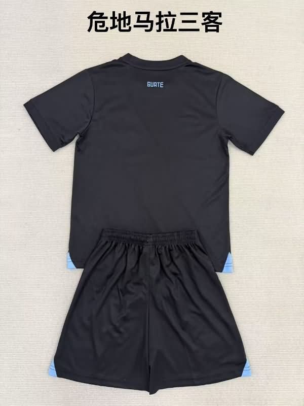 Kids Guatemala 2025 Third Soccer Jersey And Shorts