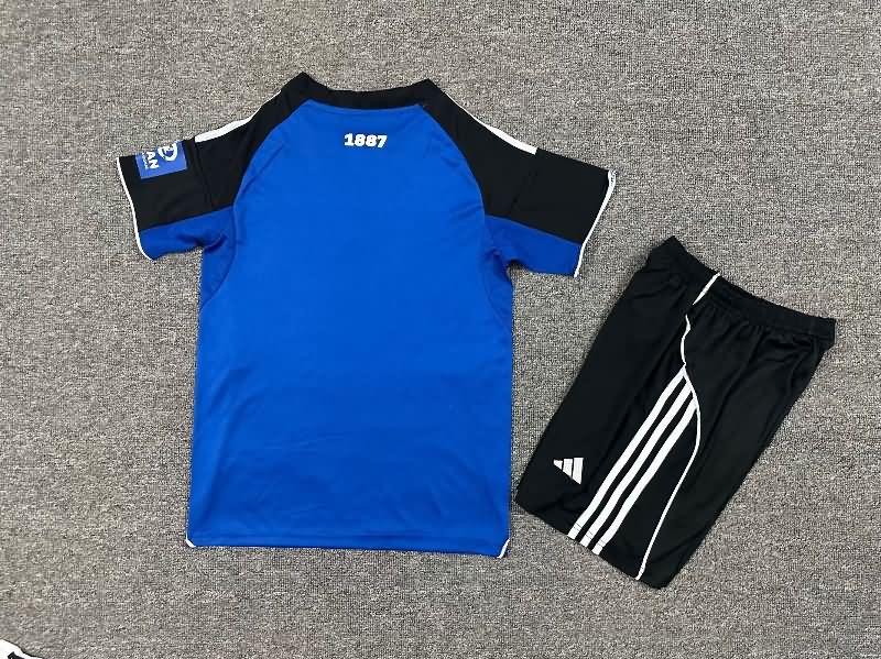 Kids Hamburg 25/26 Away Soccer Jersey And Shorts