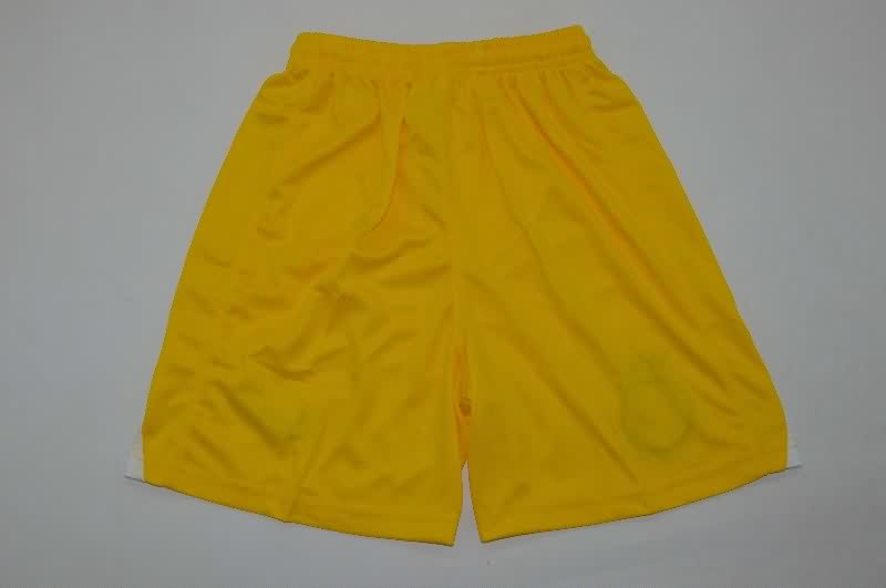 Kids Inter Milan 25/26 Goalkeeper Yellow Soccer Jersey And Shorts