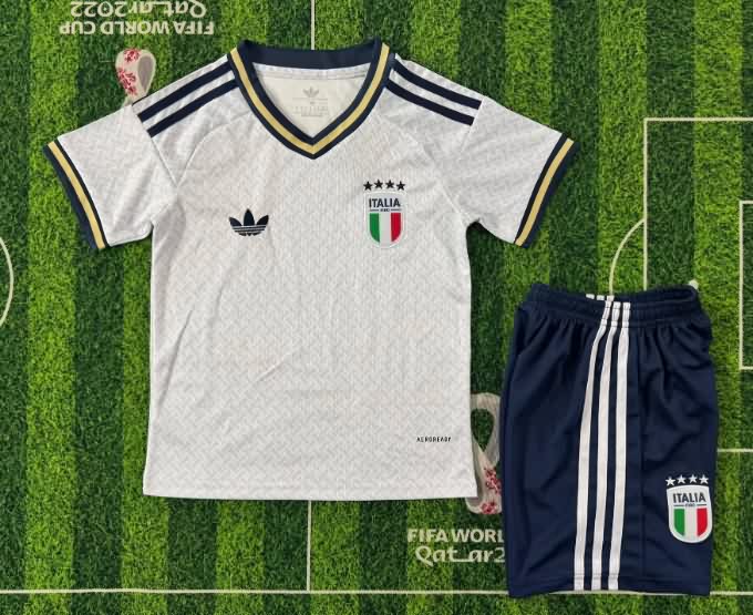 Kids Italy 2026 Away Soccer Jersey And Shorts Kids Italy 2026 Away Soccer Jersey And Shorts