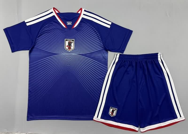 Kids Japan 25/26 Home Soccer Jersey And Shorts