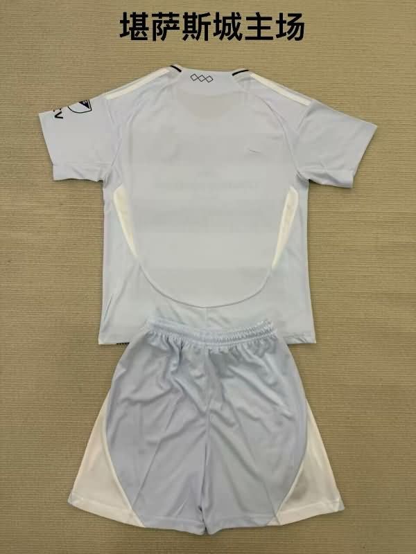 Kids Kansas City 2025 Home Soccer Jersey And Shorts