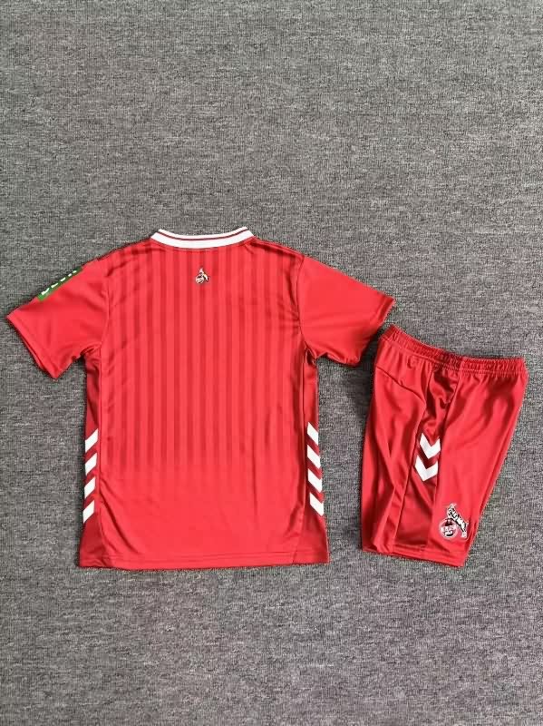 Kids Koln 25/26 Away Soccer Jersey And Shorts