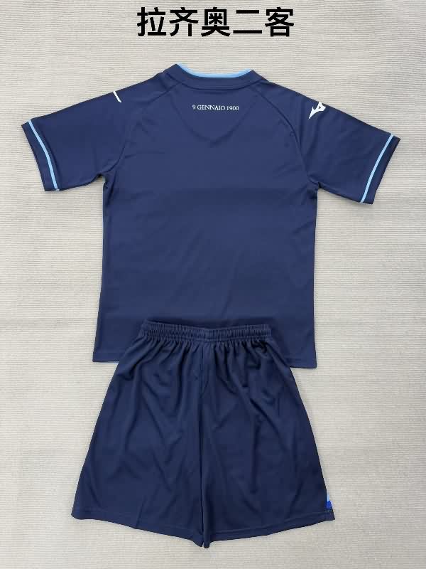 Kids Lazio 25/26 Third Soccer Jersey And Shorts