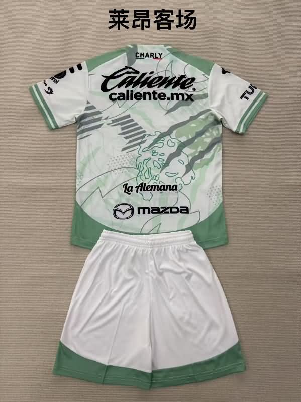 Kids Leon 25/26 Away Soccer Jersey And Shorts